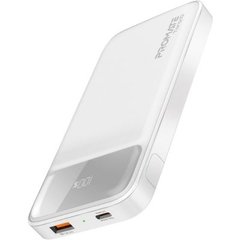 Power Bank Promate Torq-10 10000 mAh USB-C PD USB-А QC3.0 White (torq-10.white) фото