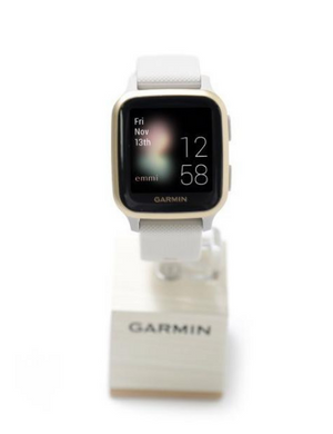 Смарт-годинник Garmin Venu Sq 2 Cream Gold Aluminum Bezel with White Case and Silicone Band (010-02701-01/11) фото