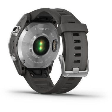 Смарт-часы Garmin Fenix 7S Silver with Graphite Band (010-02539-00/01) фото