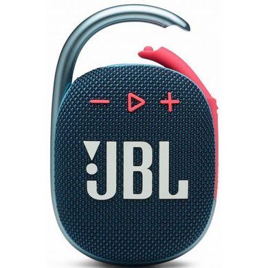 Портативна колонка JBL Clip 4 Blue (JBLCLIP4BLU) фото