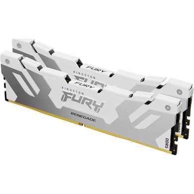 Оперативна пам'ять Kingston Fury Renegade 32GB (2x16) DDR5 7600 MHz (KF576C38RWK2-32) White фото