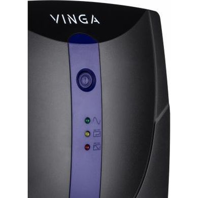 ИБП Vinga LED 800VA plastic case (VPE-800P) фото