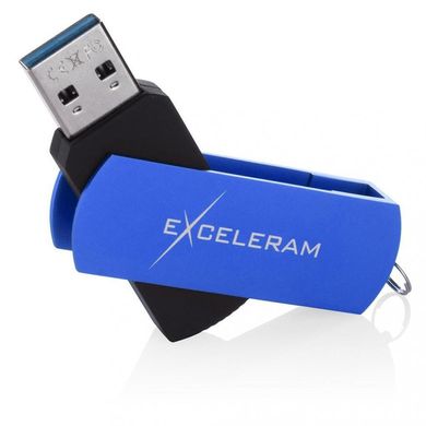 Flash память Exceleram 128 GB P2 Series Blue/Black USB 3.1 Gen 1 (EXP2U3BLB128) фото