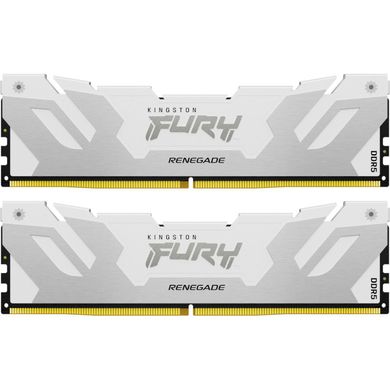 Оперативна пам'ять Kingston Fury Renegade 32GB (2x16) DDR5 7600 MHz (KF576C38RWK2-32) White фото