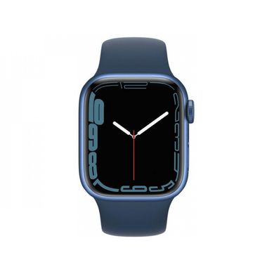 Смарт-годинник Apple Watch Series 7 GPS + Cellular 41mm Blue Aluminum Case w. Abyss Blue S. Band (MKHC3) фото