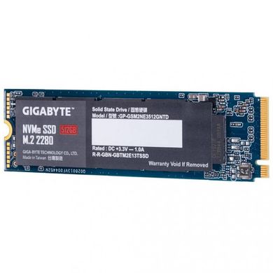 SSD накопитель GIGABYTE M.2 PCIe 512 GB M.2 NVMe (GP-GSM2NE3512GNTD) фото