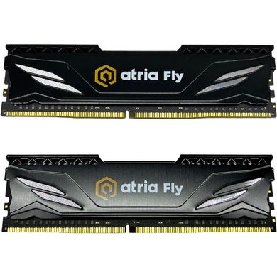Оперативна пам'ять ATRIA 32 GB (2x16GB) DDR4 3600 MHz Fly Black (UAT43600CL18BK2/32) фото