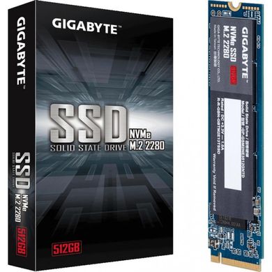 SSD накопичувач GIGABYTE M.2 PCIe 512 GB M.2 NVMe (GP-GSM2NE3512GNTD) фото