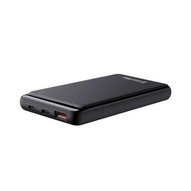 Power Bank ColorWay 10000 mAh Slim USB QC3.0 + USB-C Power Delivery 18W Black (CW-PB100LPG3BK-PD) фото
