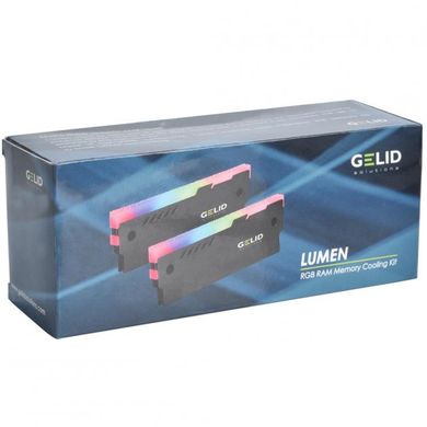 Радіатор GELID Solutions Lumen RGB RAM Memory Cooling Black (GZ-RGB-01) фото