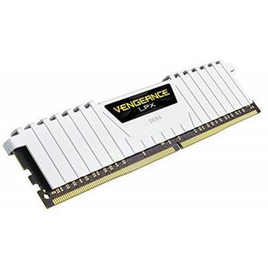 Оперативна пам'ять Corsair 16 GB (2x8GB) DDR4 3200 MHz Vengeance LPX White (CMK16GX4M2B3200C16W) фото