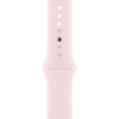 Смарт-часы Apple Watch Series 9 GPS 45mm Pink Aluminum Case w. Light Pink S. Band - S/M (MR9G3) фото