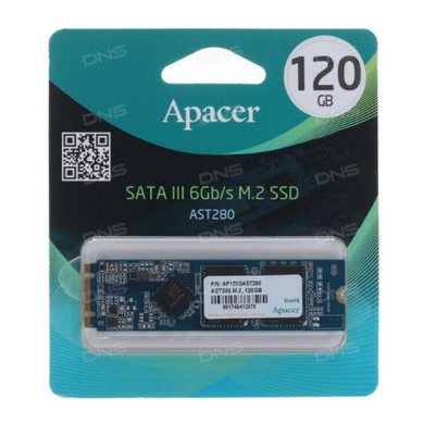 SSD накопичувач SSD 120G M.2 SATA3 APACER AST-280 фото