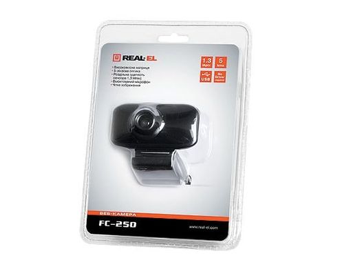 Вебкамера Веб-камера REAL-EL FC-250 фото
