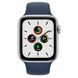 Apple Watch SE GPS + Cellular 44mm Silver A. Case w. Abyss Blue S. Band (MKRJ3)