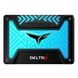 Накопитель SSD 250GB Team T-Force Delta S RGB 2.5" SATAIII 3D NAND TLC Black (T253TR250G3C312) подробные фото товара