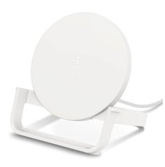 Зарядний пристрій Belkin Stand Wireless Charging Qi 10W White (WIB001VFWH) фото