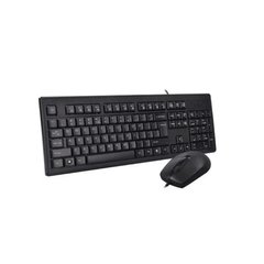 Комплект (клавіатура+миша) A4Tech KR-8572S Black фото