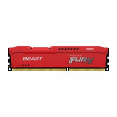 Оперативная память Kingston FURY 4 GB DDR3 1600 MHz Beast Red (KF316C10BR/4) фото