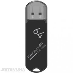 Flash пам'ять TEAM 64 GB C182 USB 2.0 Black (TC18264GB01) фото