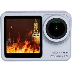 Экшн-камера AIRON ProCam 7 DS Blogger Kit набір 12 в 1 Grey (4822356754786) фото
