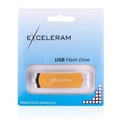 Flash пам'ять Exceleram 128 GB P2 Series Gold/Black USB 3.1 Gen 1 (EXP2U3GOB128) фото