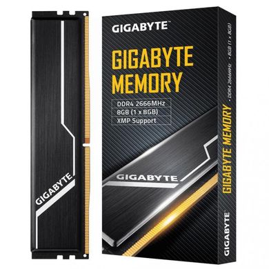 Оперативна пам'ять GIGABYTE 8 GB DDR4 2666 MHz (GP-GR26C16S8K1HU408) фото