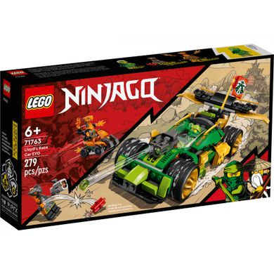 Конструктор LEGO LEGO Ninjago Гоночный автомобиль ЭВО Ллойда (71763) фото
