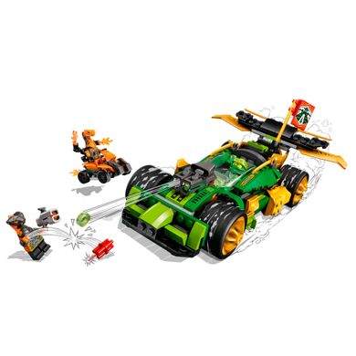 Конструктор LEGO LEGO Ninjago Гоночный автомобиль ЭВО Ллойда (71763) фото
