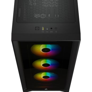 Корпус для ПК Corsair iCUE 4000X RGB Tempered Glass Black (CC-9011204-WW) фото