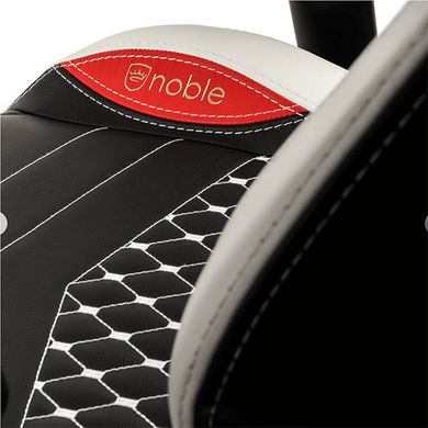 Геймерське (Ігрове) Крісло Noblechairs Epic real leather black/white/red (NBL-RL-EPC-001) фото