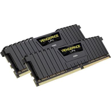 Оперативна пам'ять Corsair 16 GB (2x8GB) DDR4 3600 MHz Vengeance LPX Black (CMK16GX4M2Z3600C18) фото
