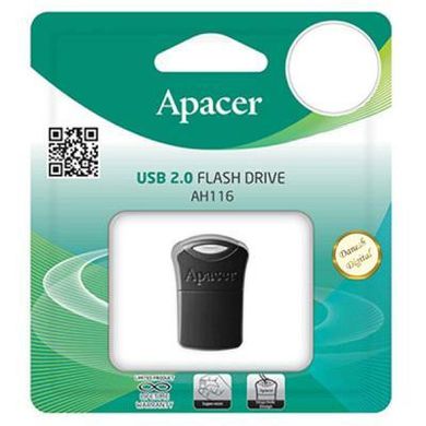 Flash память Apacer 16 GB AH116 Black AP16GAH116B-1 фото