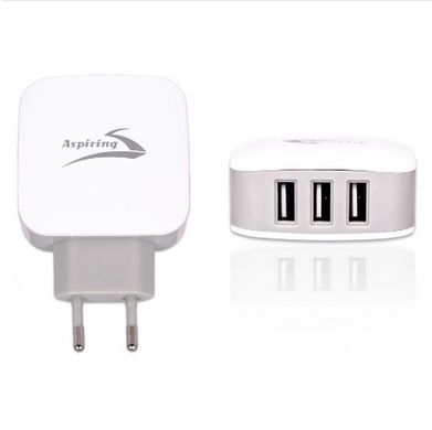 Зарядний пристрій Aspiring Energy 3 3 x USB 3.1 ? White (EN36875) фото