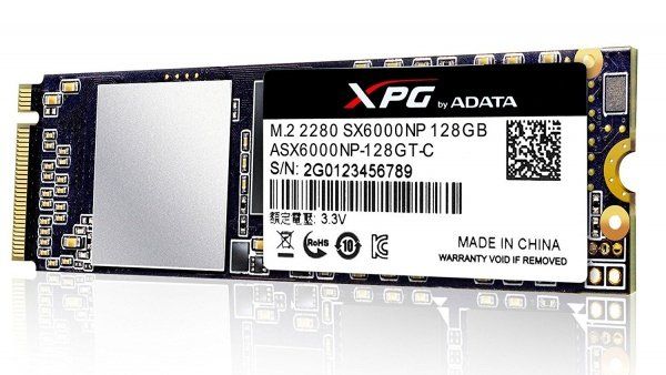 SSD накопичувач ADATA XPG SX6000 128 GB (ASX6000NP-128GT-C) фото