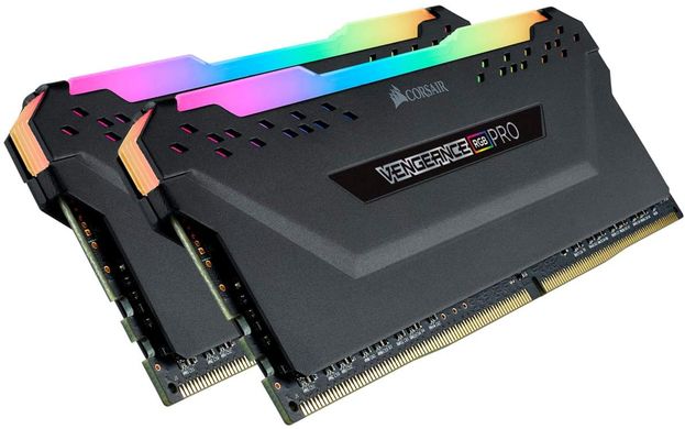 Оперативна пам'ять Corsair Vengeance RGB Pro DDR4 64GB (2x32GB) 3200 (CMW64GX4M2E3200C16) фото