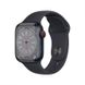 Apple Watch Series 8 GPS + Cellular 41mm Midnight Aluminum Case w. Midnight Sport Band (MNHV3)