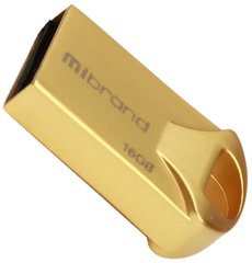 Flash пам'ять Mibrand 16GB Hawk USB 2.0 Gold (MI2.0/HA16M1G) фото