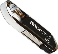 Flash пам'ять Mibrand 32GB Aligator USB 2.0 Black (MI2.0/AL32U7B) фото