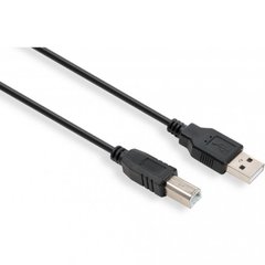 Кабелі та перехідники USB Type-B Vinga USB 2.0 AM/BM 1.8 m (VCPDCAMBM1.8BK) фото