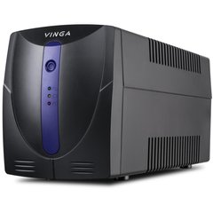 ИБП Vinga LED 600VA plastic case with USB (VPE-600PU) фото