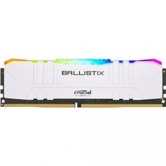 Оперативная память Crucial 8 GB DDR4 3600 MHz Ballistix RGB White (BL8G36C16U4WL) фото