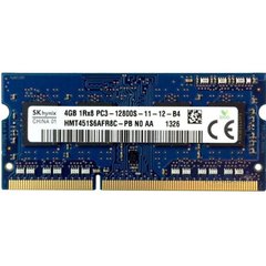 Оперативна пам'ять SK hynix 4 GB SO-DIMM DDR3L 1600 MHz (HMT451S6DFR8A-PB) фото