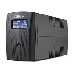 ДБЖ Vinga LCD 1200VA plastic case with USB+RJ11 (VPC-1200PU) фото