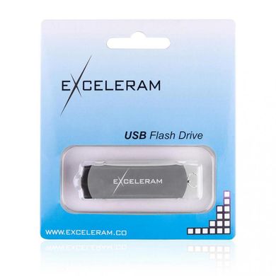 Flash память Exceleram 16 GB P2 Series Gray/Black USB 2.0 (EXP2U2GB16) фото