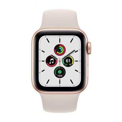 Смарт-годинник Apple Watch SE GPS 40mm Gold Aluminum Case w. Starlight S. Band (MKQ03) фото
