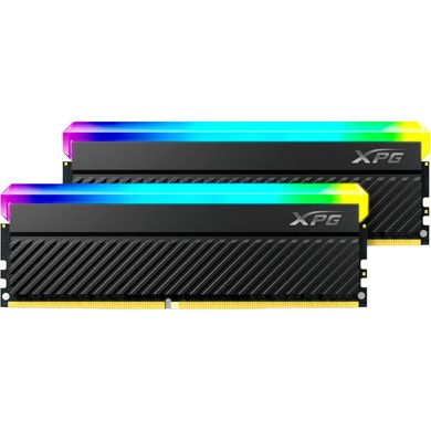 Оперативна пам'ять ADATA 64 GB (2x32GB) DDR4 3600 MHz XPG Spectrix D45G RGB Black (AX4U360032G18I-DCBKD45G) фото