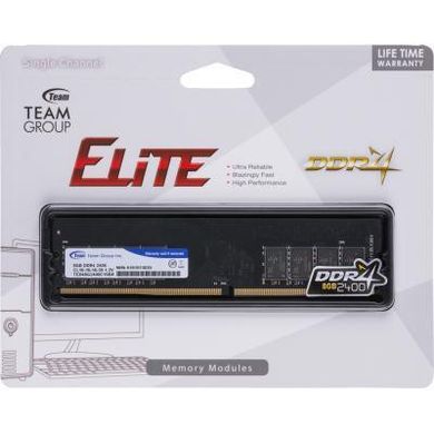 Оперативная память TEAM 8 GB DDR4 2666 MHz Elite (TED48G2666C1901) фото