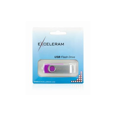 Flash память Exceleram 32 GB P1 Purple/Silver USB 2.0 EXP1U2SIPU32 фото