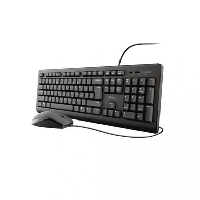 Комплект (клавіатура+миша) Trust Primo USB UA Black (24521) фото